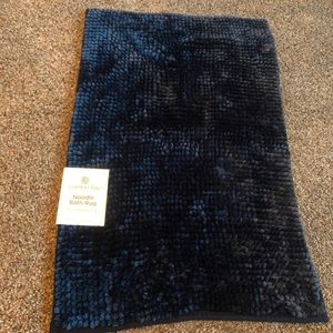 $6 SALE - Comfort Bay | Navy Noodle Bath Rug